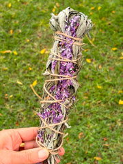 Lavender, Rosemary, Mexican Sage & Olive Leaf Smoke Stick